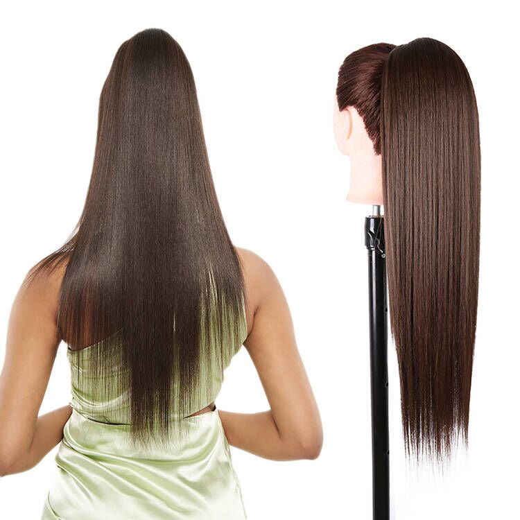 28" straight Yaki ponytail